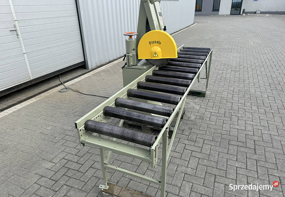 Piła poprzeczna PICCOLO stoły rolkowe Produkcja Sierakowska Huta