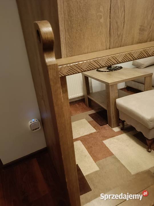 Duże lustro w starej dębowej ramie Lipno