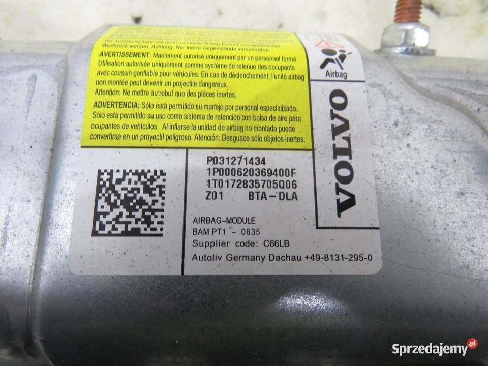 PODUSZKA KOLANOWA VOLVO V40 II P03127143 sprzedam