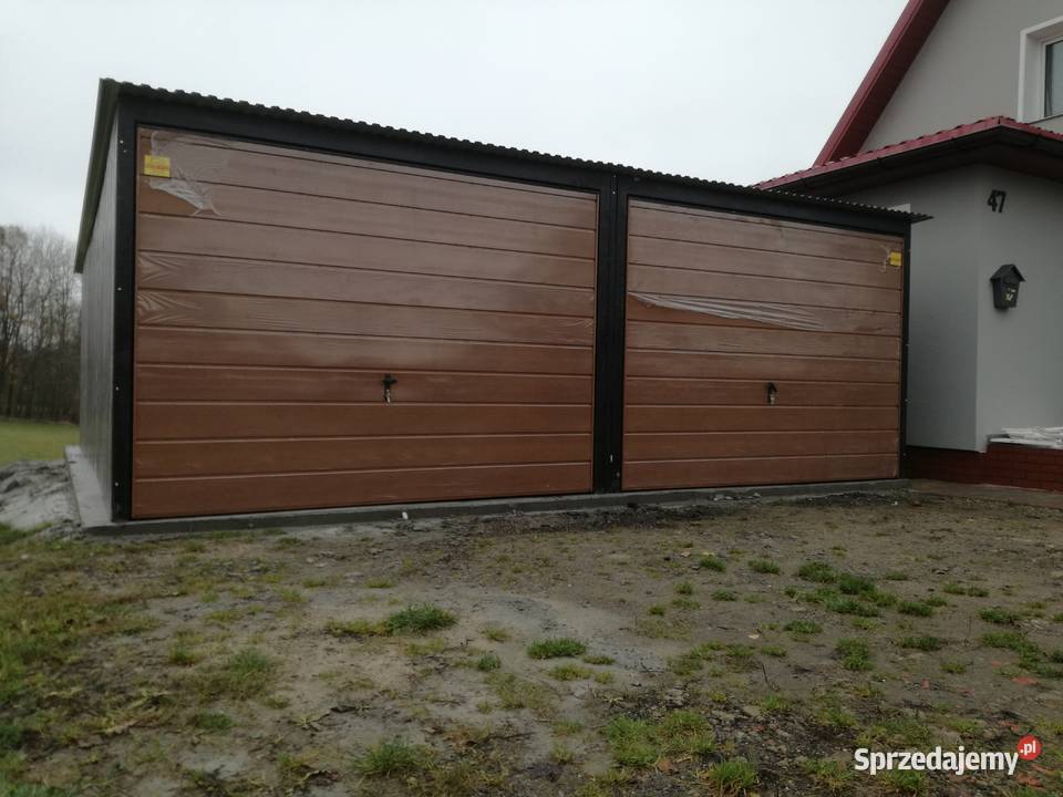 Garaż Blaszany CIEMNY BRĄZ 2xBrama TANIE Garaże Stalowa Wola sprzedam