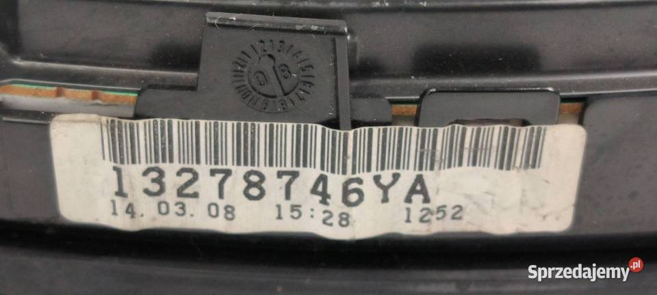 LICZNIK ZEGAR OPEL SIGNUM LIFT 13278746YA Lipno