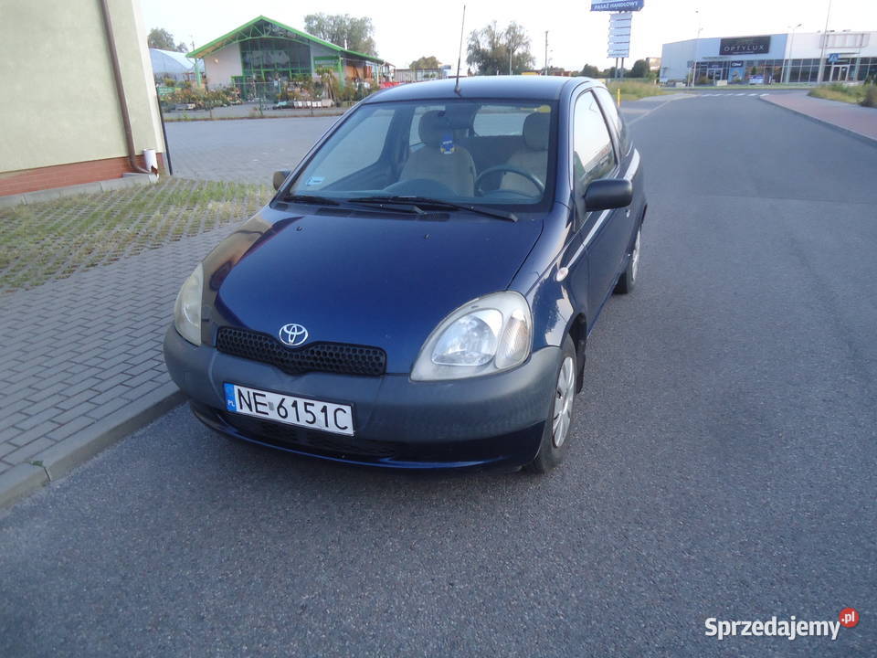 TOYOTA YARIS 10 2002r Rok produkcji 2002 Nowy Dwór Gdański