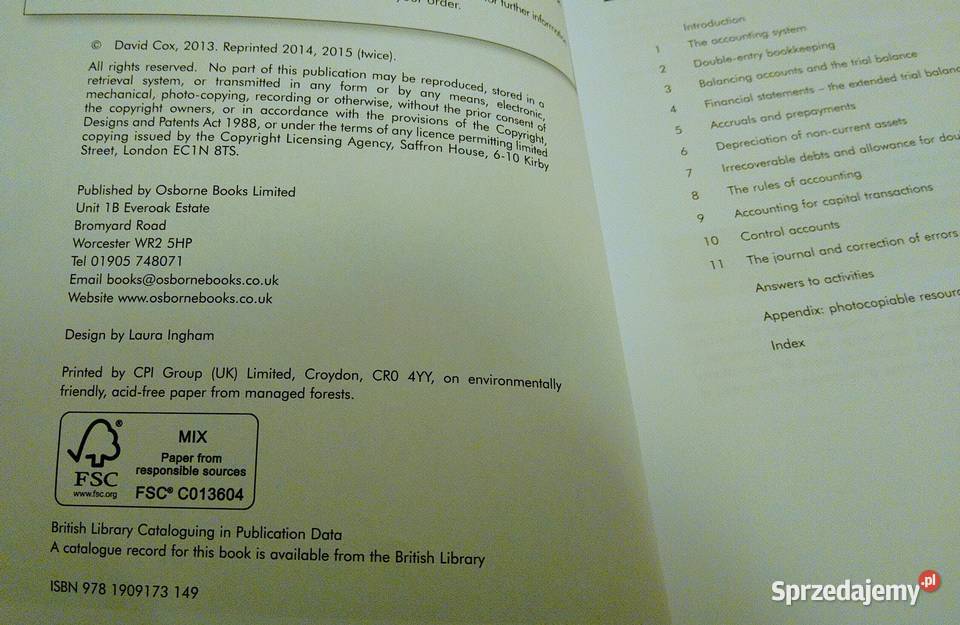 Accounts Preparation Tutorial Cox David