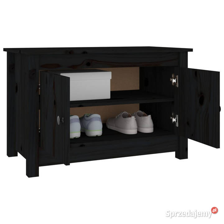 Szafka na buty czarna 70x38x455 lite drewno Warszawa sprzedam