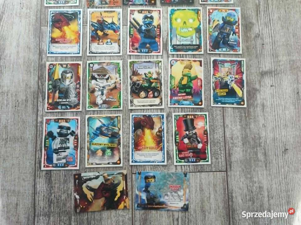 LEGO Ninjago zestaw 31 kart kolekcjonerskich Leżajsk sprzedam