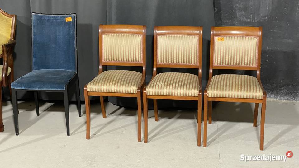 Krzesła i fotele stylowe na sztuki i w Budno sprzedam
