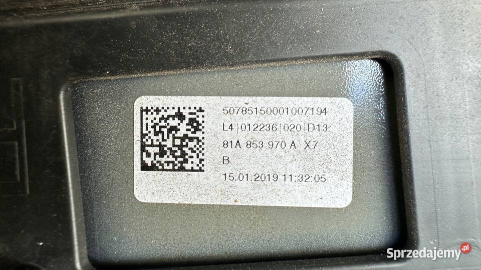 AUDI Q2 LISTWA DRZWI PRAWY TYŁ PRZÓD 81A853970A Gorzów Wielkopolski sprzedam