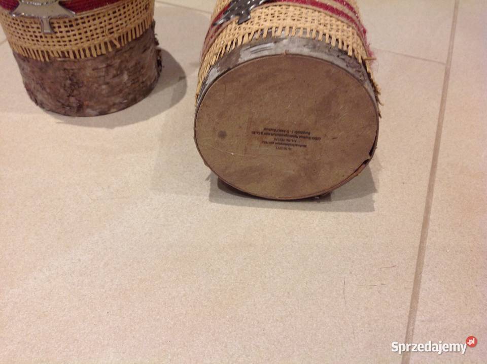 Świeczniki z drzewa 2 nowe odcienie szarości lubuskie Nowa Sól