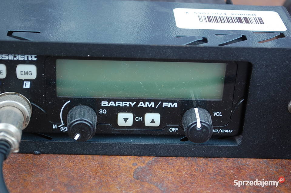 CB RADIO PRESIDENT BARRY GRUSZKA ZESTAW Dąbrowa Górnicza sprzedam