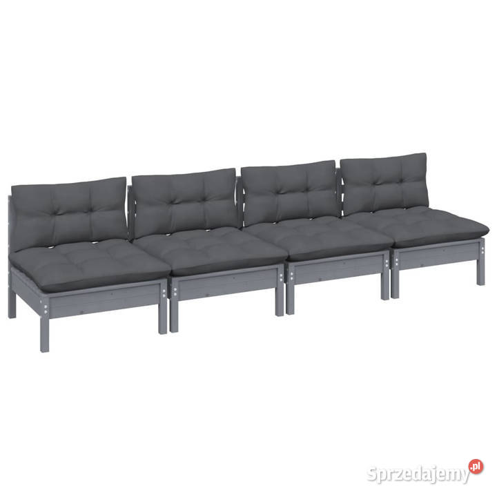4osobowa sofa z antracytowymi poduszkami lite Warszawa sprzedam