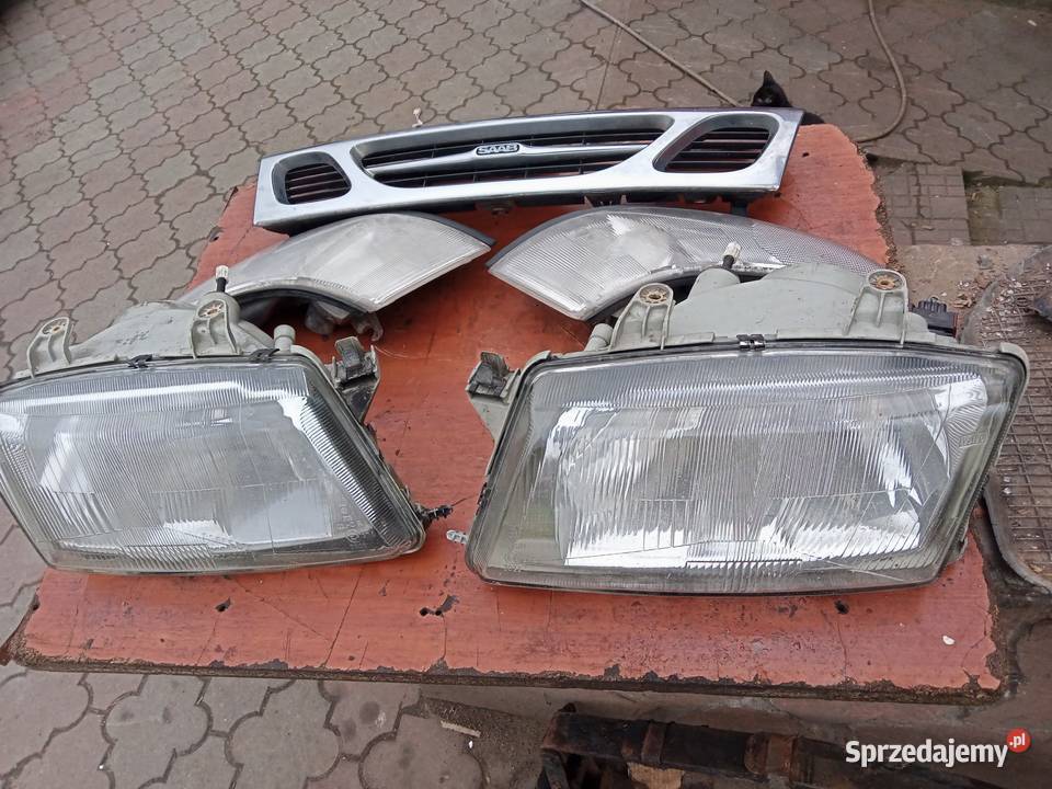 Saab 900 93 Lampy przednie ty grill osobowe Stalowa Wola sprzedam