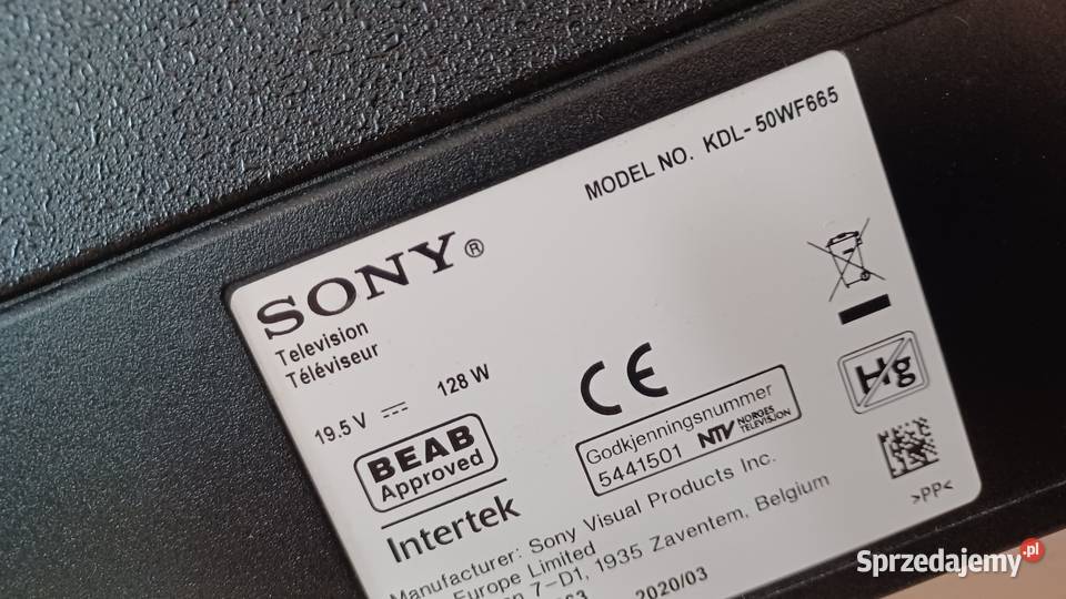 Sony 50 Smart TV 50cale mazowieckie Warszawa