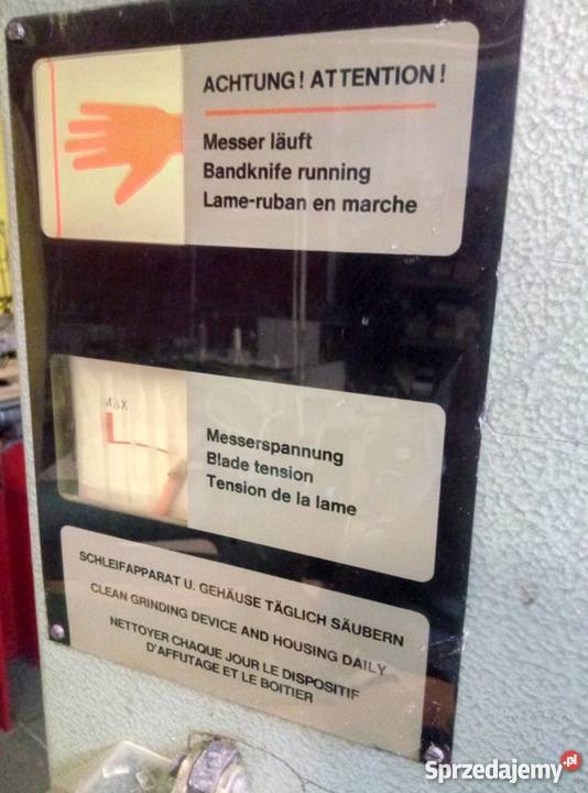 Maszyna Nóż Taśmowy Kuris Krajarka Taśmowa Juki