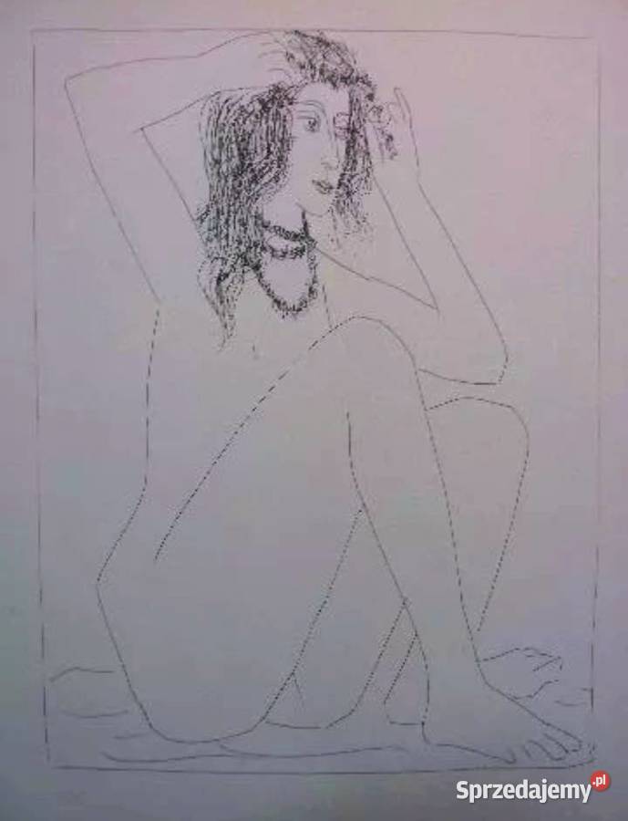 Picasso litografia 1956 r łódzkie Łódź