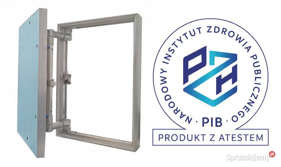 Rewizje UKRYTE 50x40 pod płytkę ceramiki 500x400 Warszawa