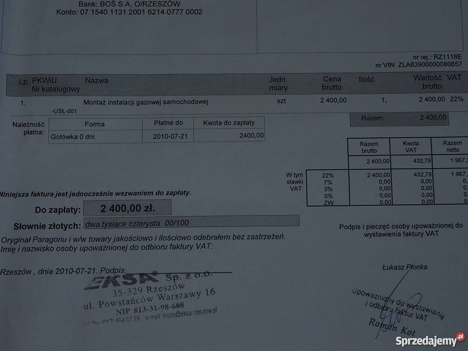 Lancia Lybra 18 benzynaLPG radio / CD Rzeszów