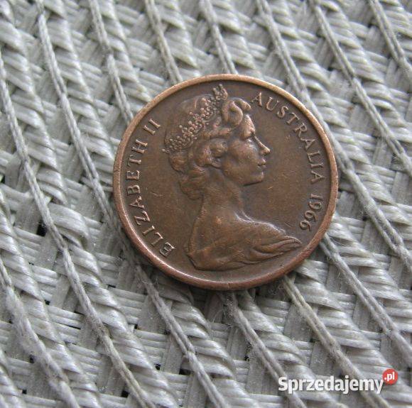 Australia 1 Cent 1966r Numizmatyka Kalisz