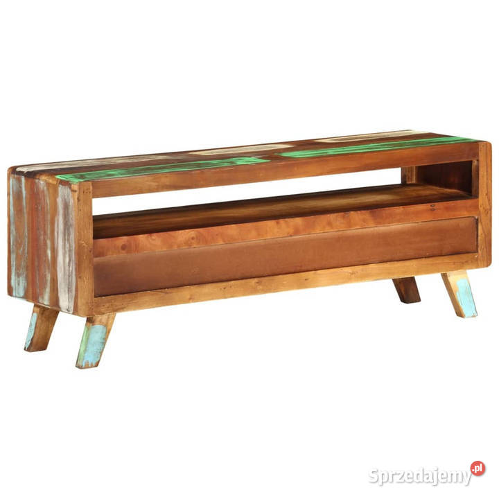 Szafka pod telewizor kolorowa 110x30x40 drewno z mazowieckie Warszawa sprzedam