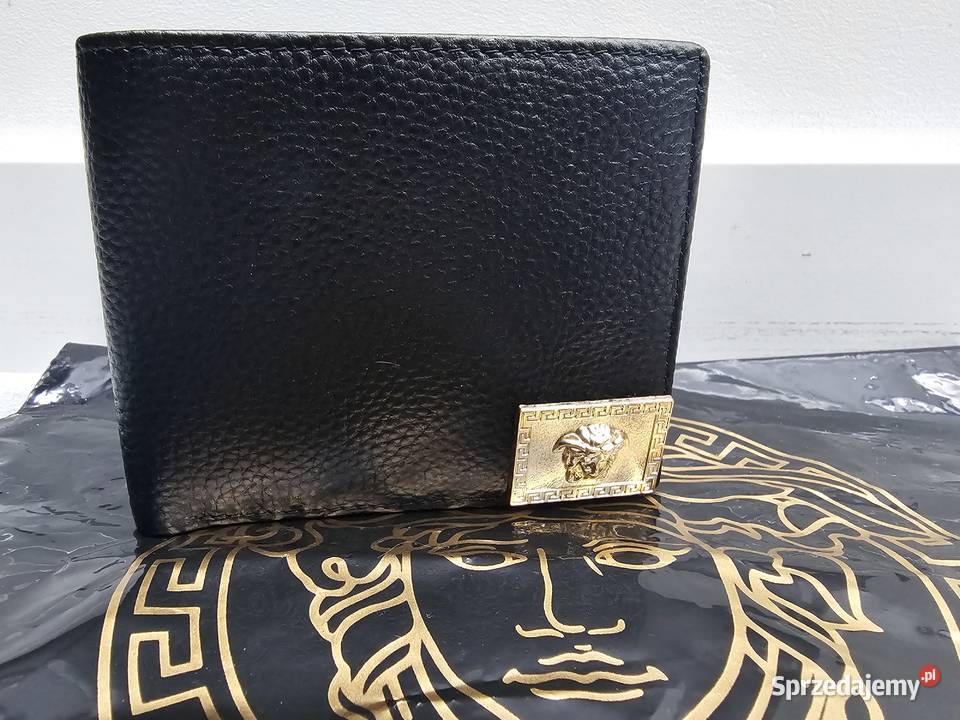 Portfel versace skóra naturalna Poznań