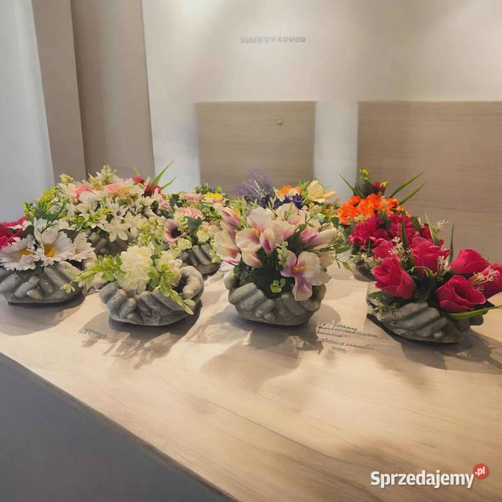 osłonka gipsowa doniczka serce dekoracja dekor Wrocław