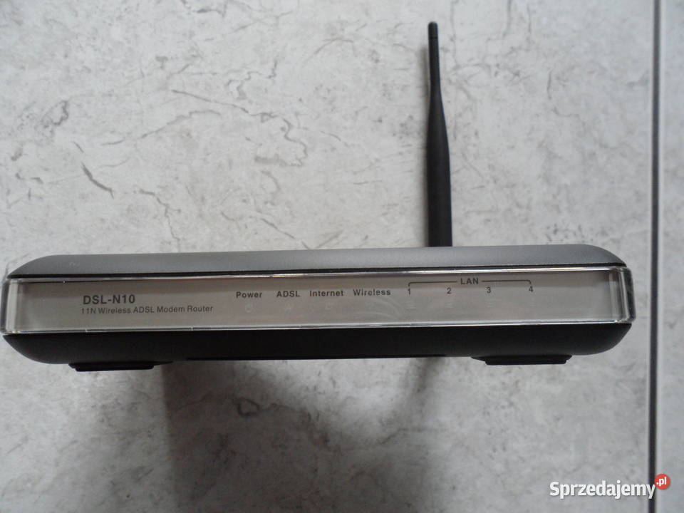 modem router ASUS DSLN10 ADSL internet wifi Wałcz