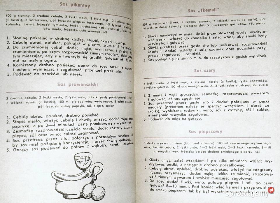 Potrawy z podrobów Tadeusz Góra Tadeusz miękka Chełm sprzedam