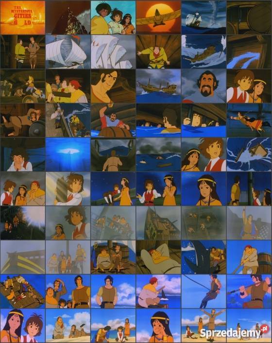 Tajemnicze Złote Miasta 1982 kultowe anime DVD Filmy Dęblin