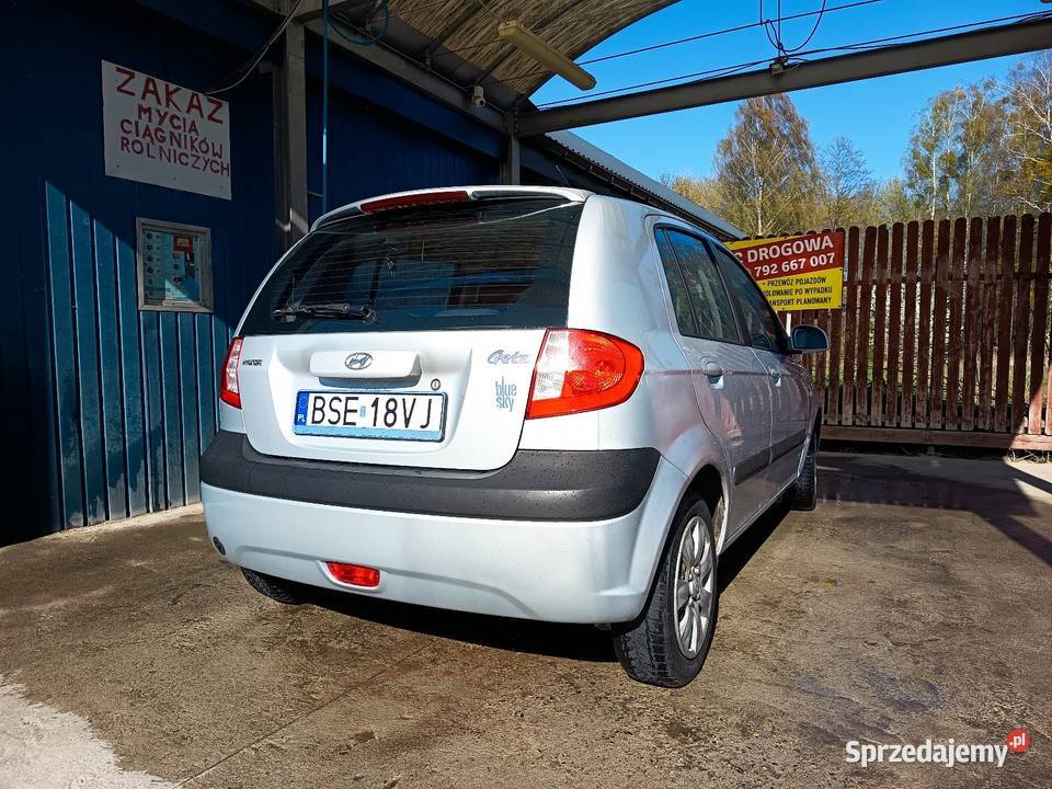 Hyundai Getz 11 LPG 2006 Rok produkcji 2006 Białystok sprzedam