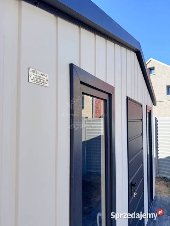 Domek ogrodowy 3x4 drzwi 4 x okno biały antracyt Domki narzędziowe dolnośląskie