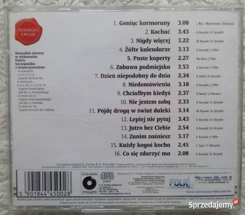 Płyta CD Piotr Szczepanik Największe przeboje