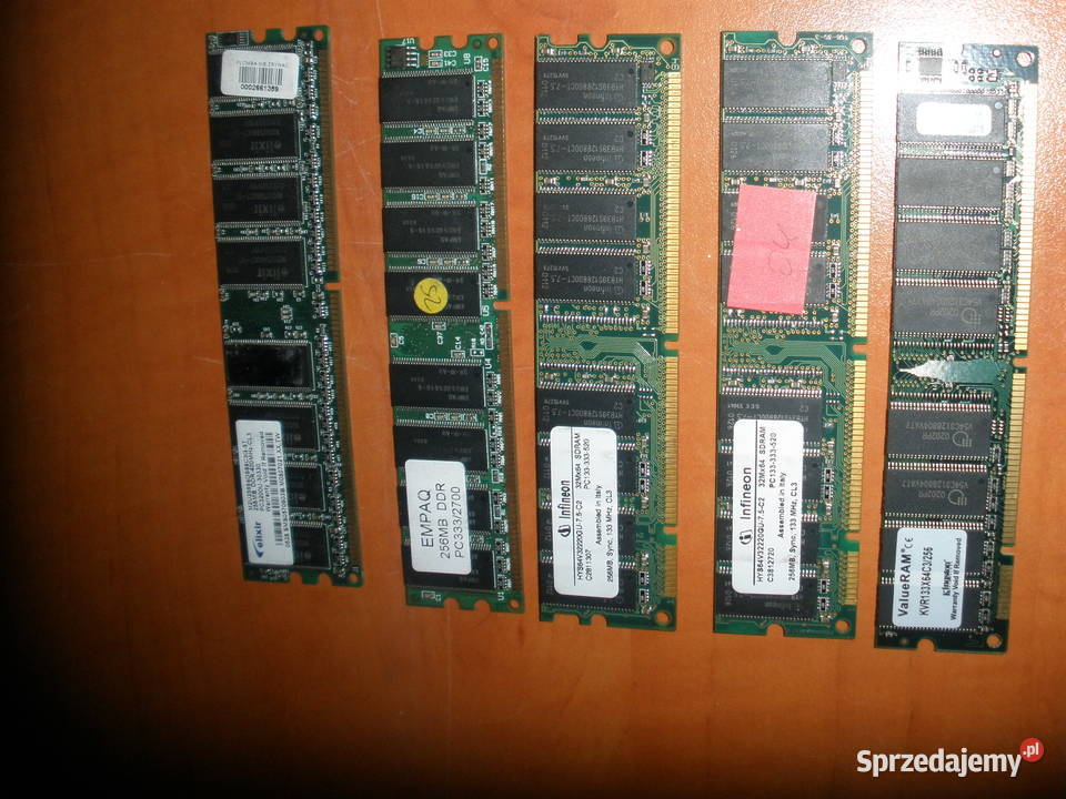 Pamięci RAM DDR 256 MB 9 Kraków