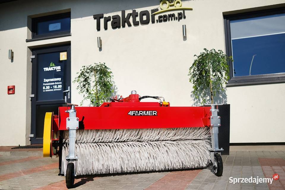 Zamiatarka 120 do traktora z koszem 4FARMER Tajęcina