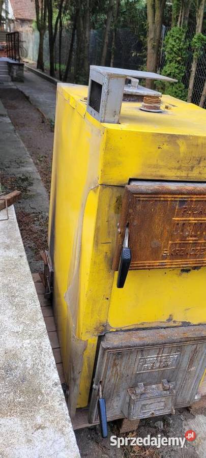 Stary piec węglowy co na części Sprawny do końca Grotniki