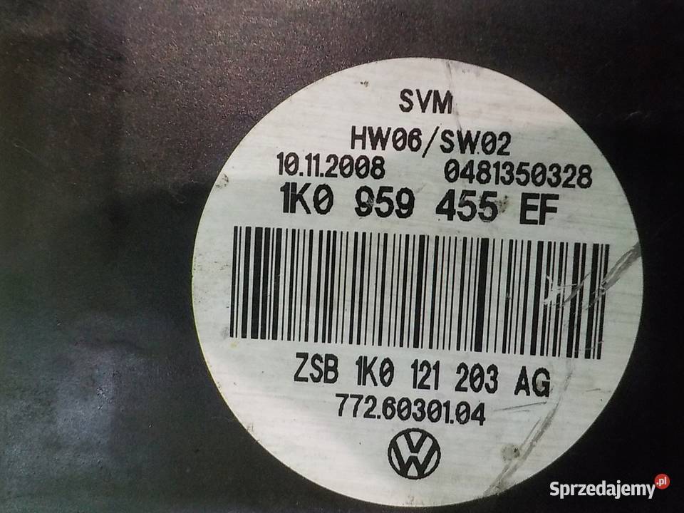SKODA OCTAVIA II 19 TDI LIFT 09r wentylator osobowe Suków sprzedam