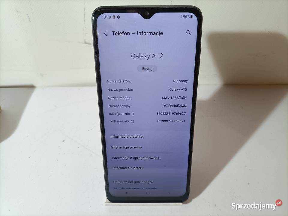 Smartfon SAMSUNG Galaxy A12 464GB Katowice