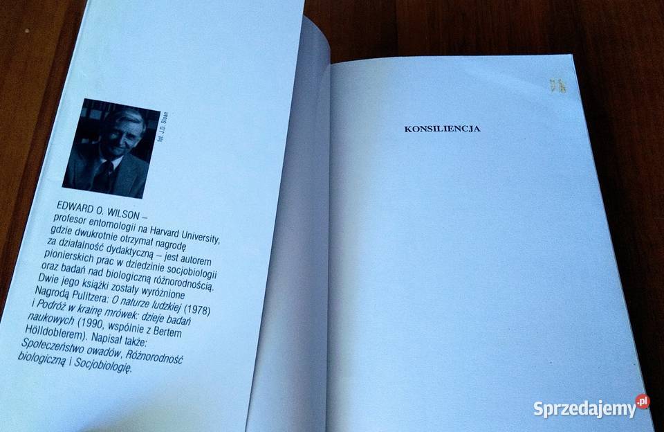 Konsiliencja jedność wiedzy Edward O Wilson Gdańsk