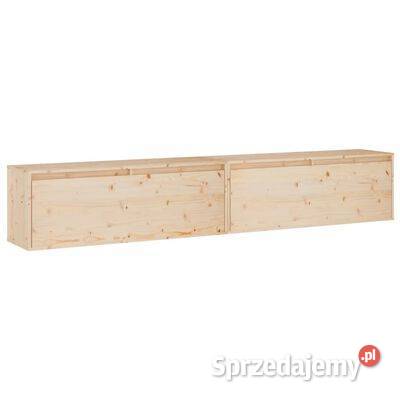 vidaXL Szafki ścienne 2 100x30x35 lite drewno
