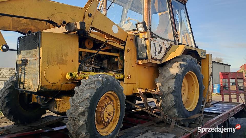 Koparko ładowarka 3 cx szczęka 4x4 widły łódzkie Wieluń