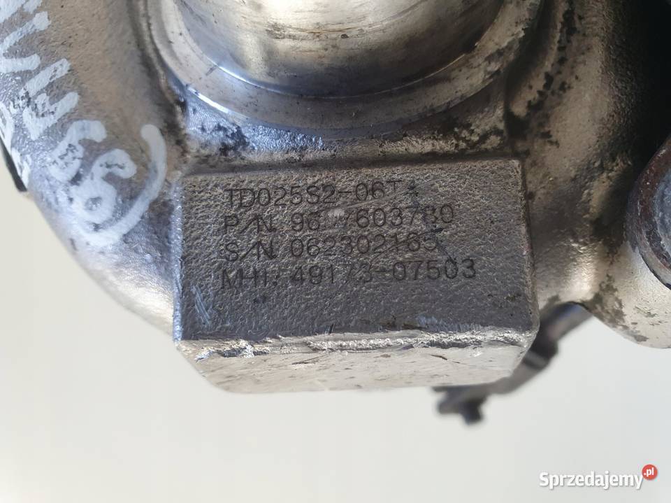 TURBOSPRĘŻARKA Peugeot 307 16 HDI turbo lubelskie Rudka