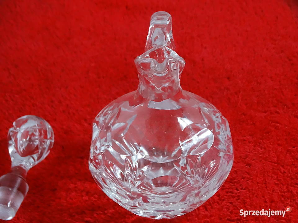 Unikalny Kryształowy KarafkoDzbanek Vintage Dzbanki, karafki i mleczniki lubelskie Biłgoraj sprzedam