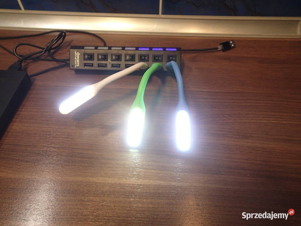 Mini Lampka LED Do Laptopa Mix Kolorów NOWA Sosnowiec