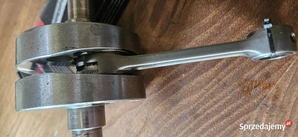 Wał korbowy tm racing 80 i 85 korbowod wossner