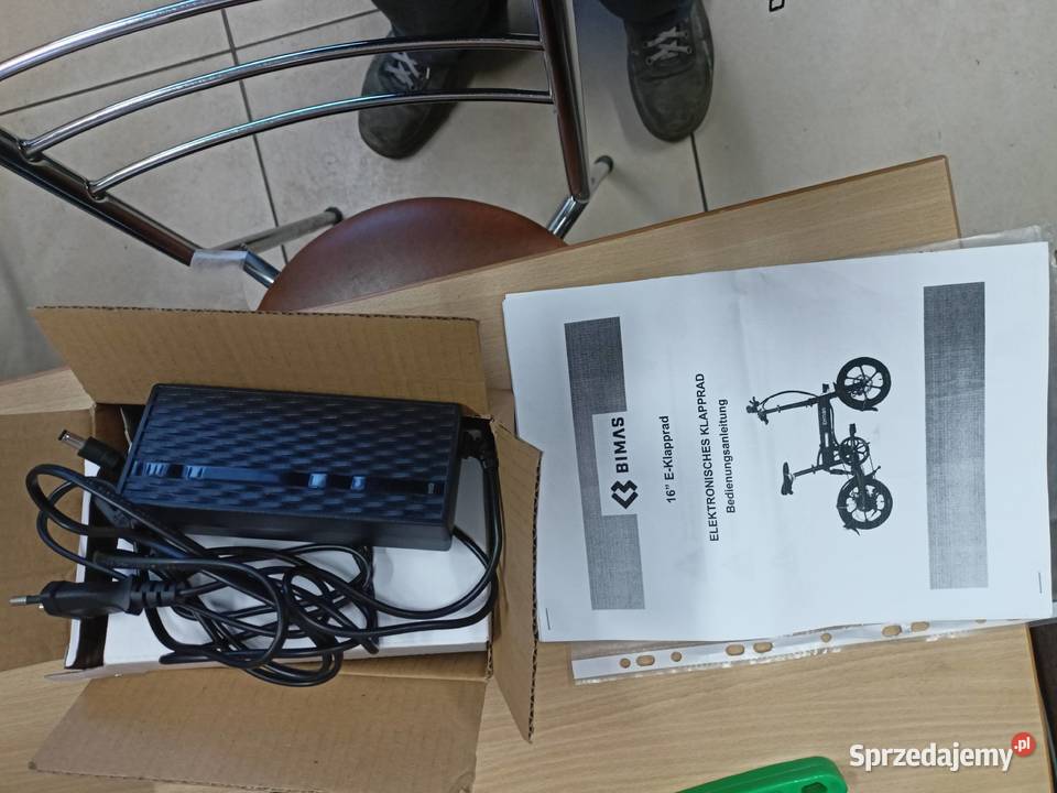 Rower elektryczny BIMAS składany NOWY Kolno