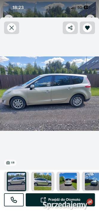 Renault grand scenic 3 ESP Nowy Dwór Mazowiecki