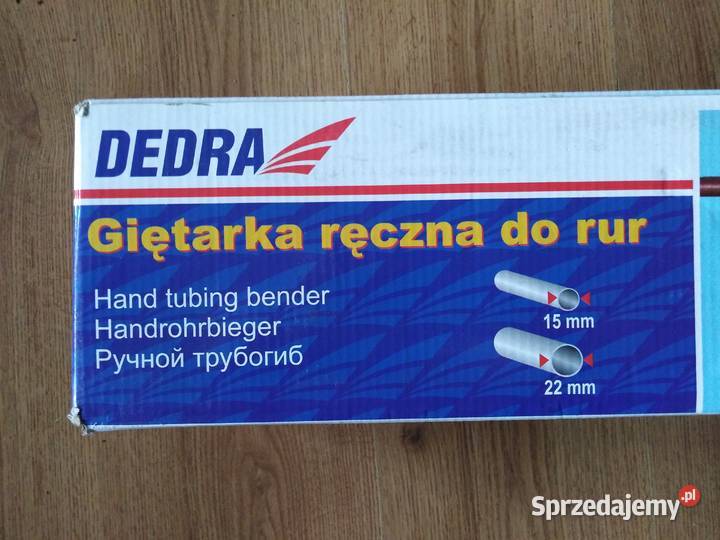 giętarka ręczna do rur DEDRA możliwa wysyłka Pozostałe Warszawa