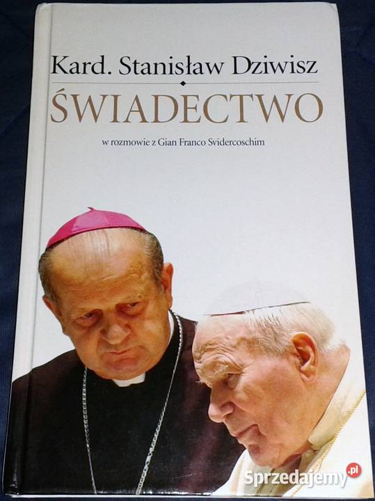 Świadectwo - Stanisław Dziwisz Chełm - Sprzedajemy.pl