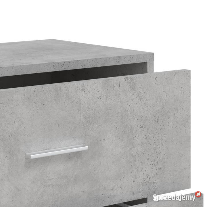 Szafka szarość betonu 60x31x84 materiał