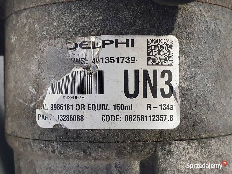 SPRĘŻARKA KLIMATYZACJI Opel Zafira B 19 CDTI Chełm sprzedam