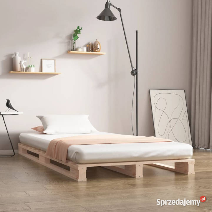 Łóżko z palet lite drewno sosnowe 100x200 Warszawa