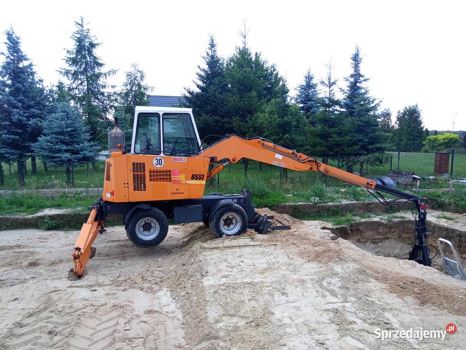 BOKI 6551 KOPARKA Cmentarna Teleskopowa Obrotowa Maszyny budowlane Kock